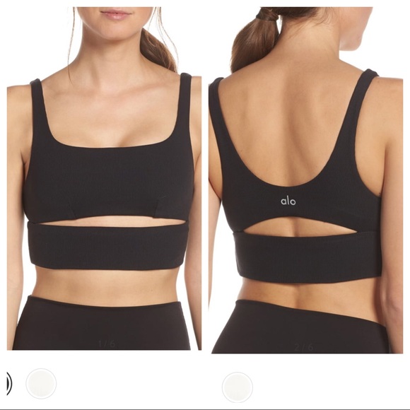 alo yoga slit bra